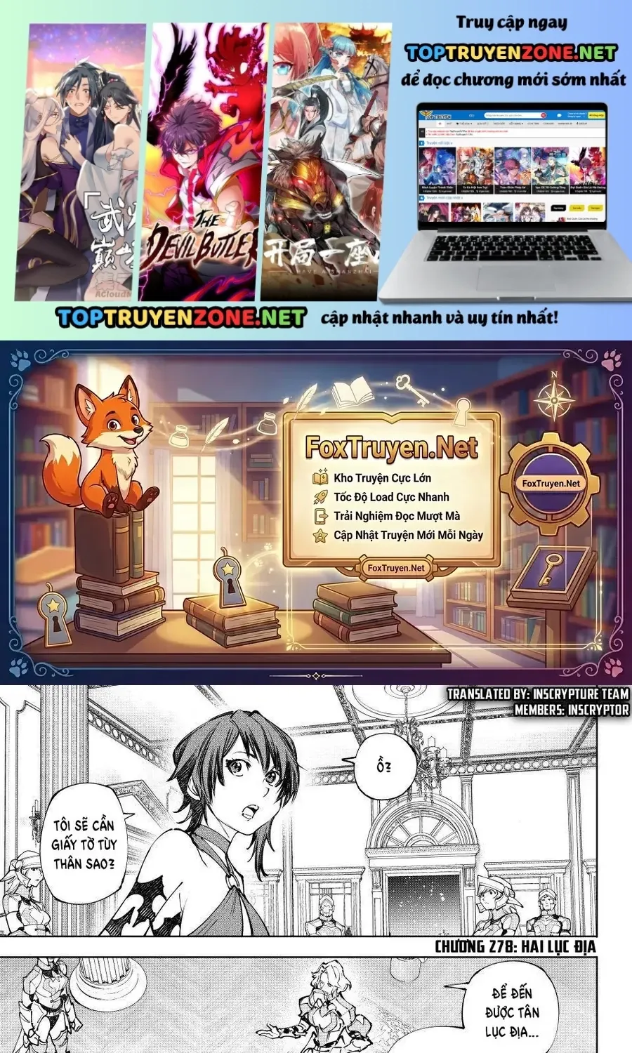 Crappy Game Hunter Challenges God-Tier Game - Chap 278 - Trang 1