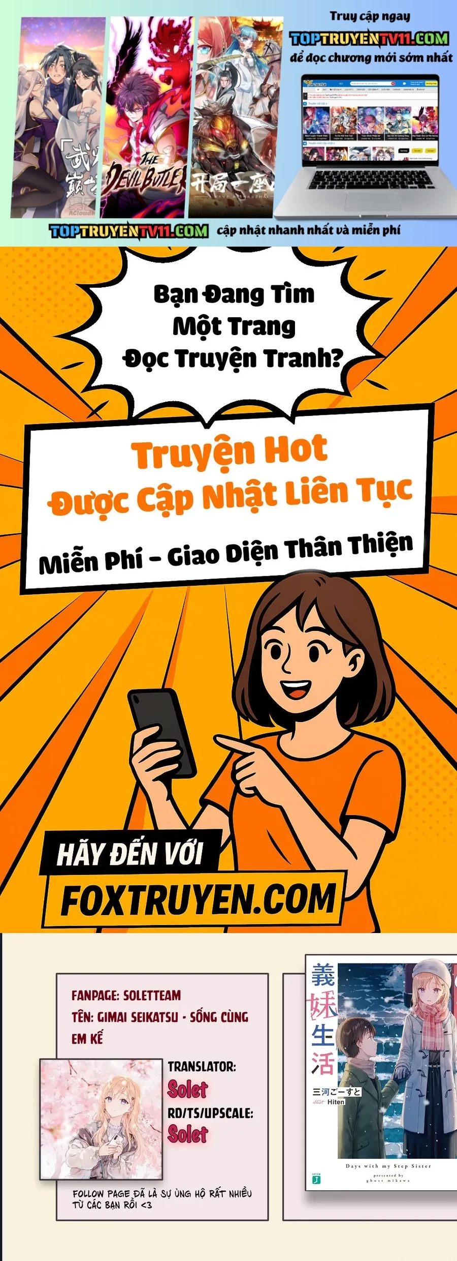 Sống Cùng Em Kế - Chap 33.2 - Trang 1