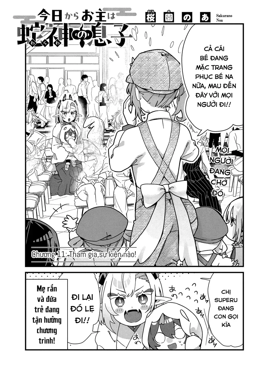 Từ Giờ Làm Con Của Thần Rắn Nhé - Chap 11 - Trang 3