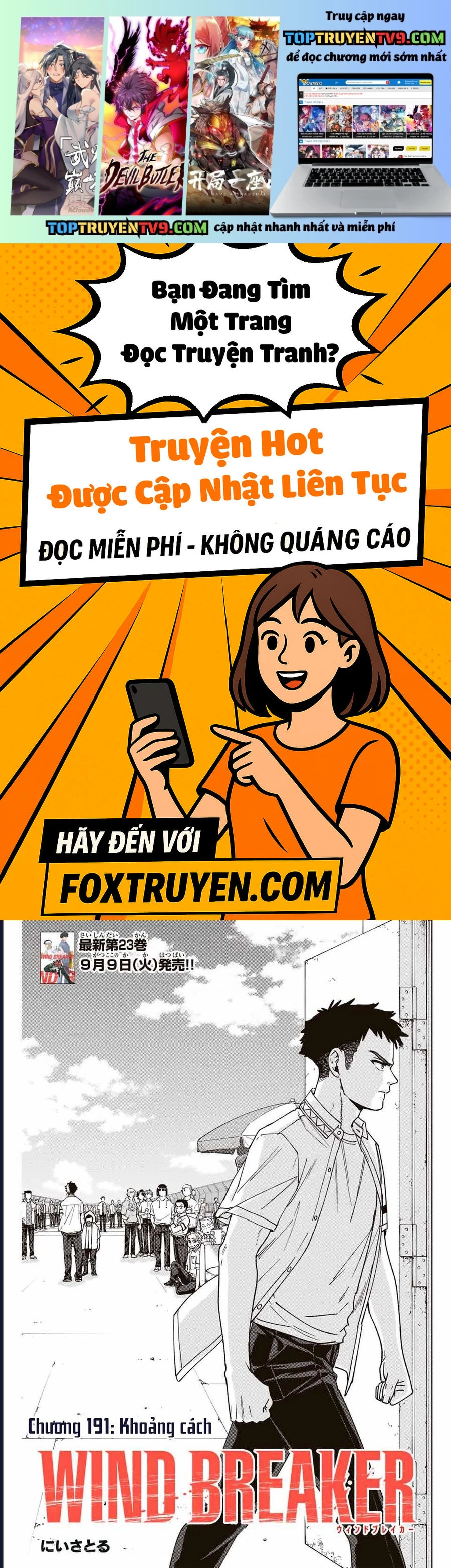Wind Breaker (Nii Satoru) - Chap 191 - Trang 1