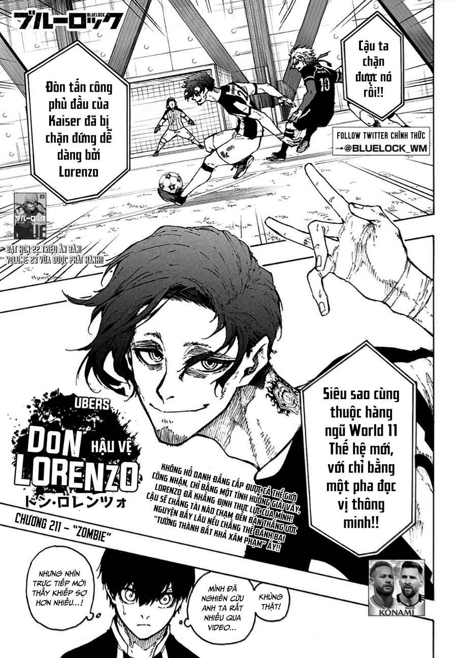 Blue Lock - Chap 211 - Trang 3