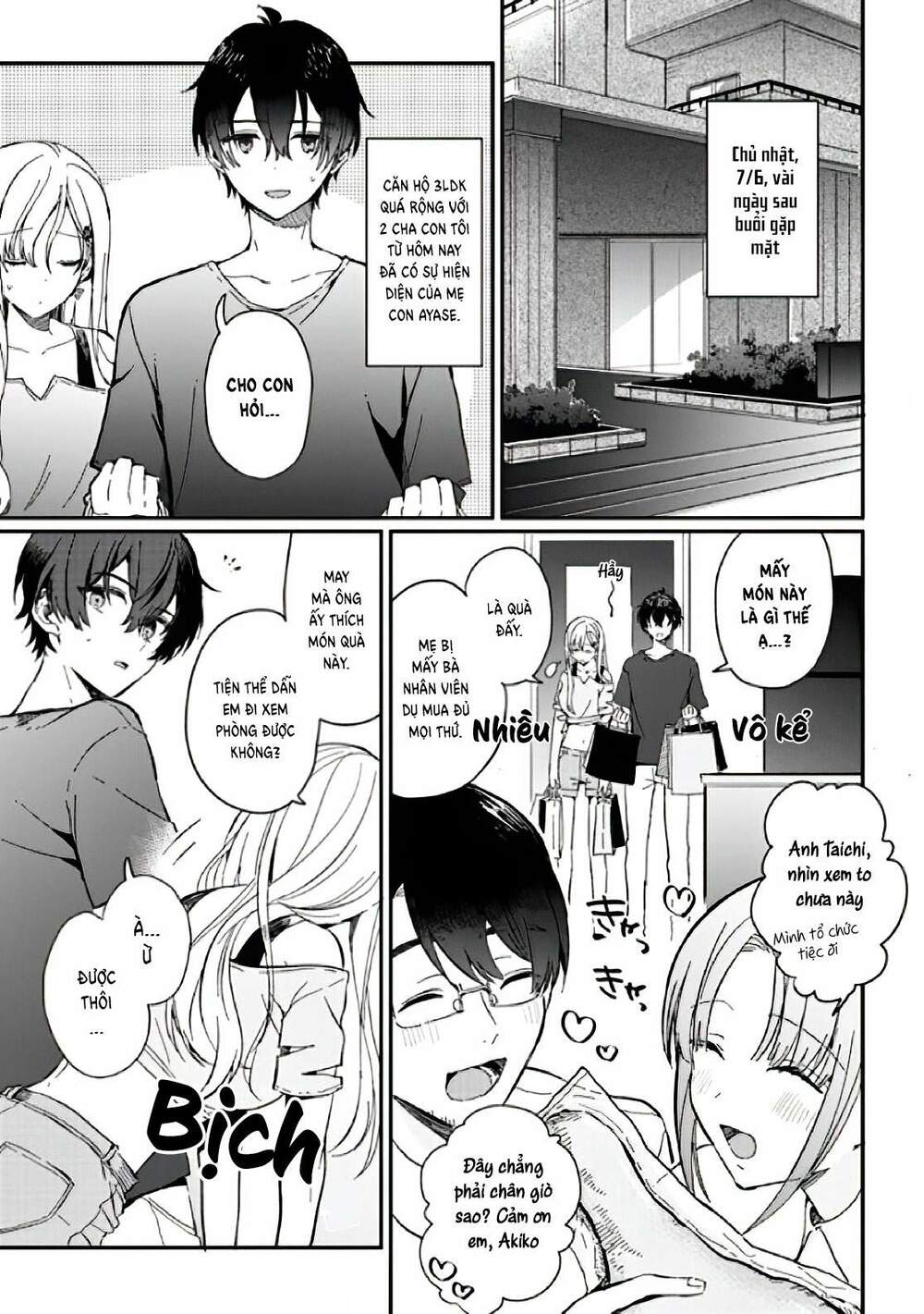 Sống Cùng Em Kế - Chap 1.2 - Trang 3