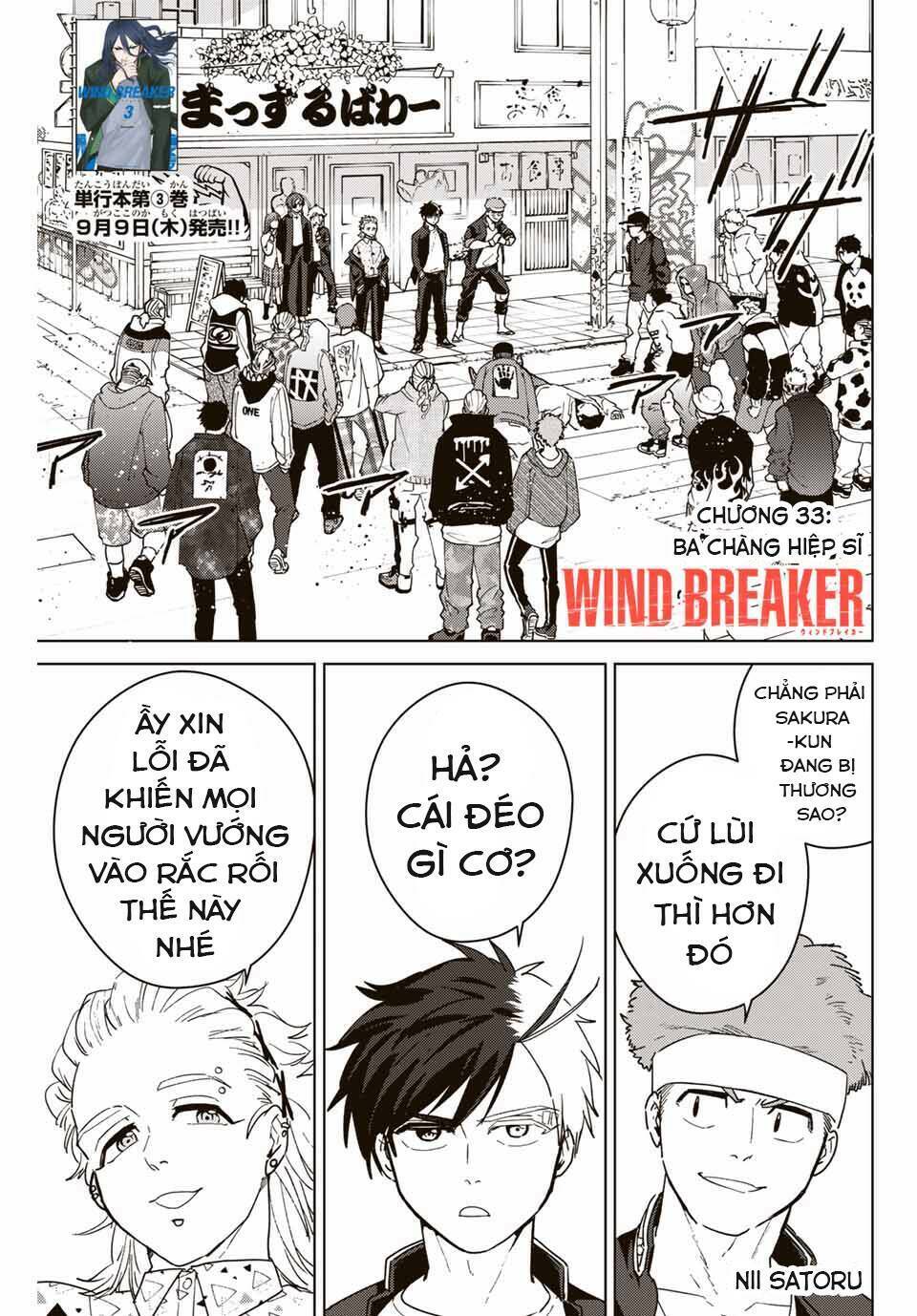 Wind Breaker (Nii Satoru) - Chap 33 - Trang 3